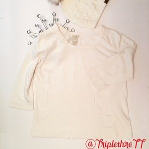 J- Jill MidSleeve Sweater Tee ❤️ 100%Cotton